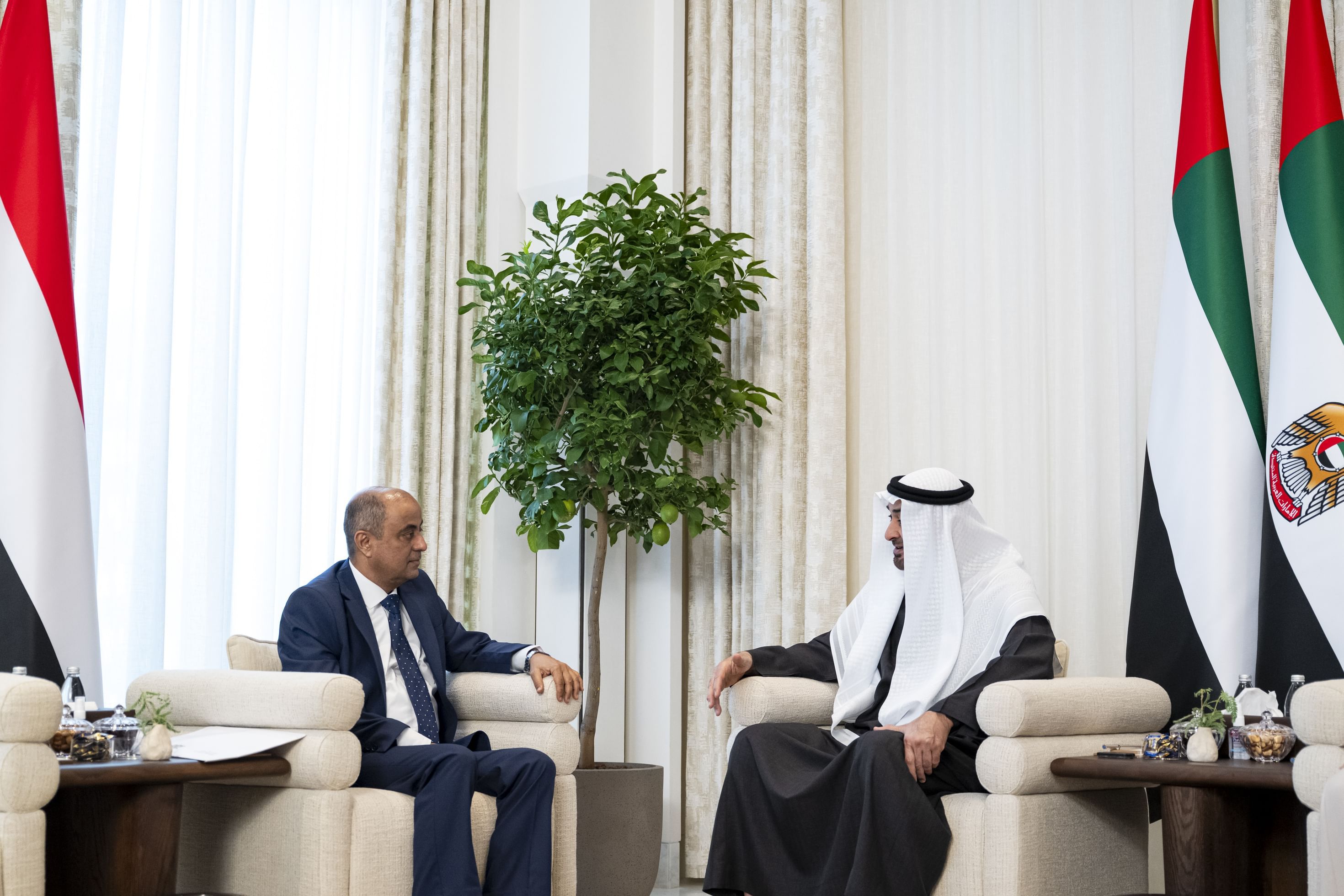 UAE President, Yemeni Prime Minister discuss ways to enhance bilateral ties